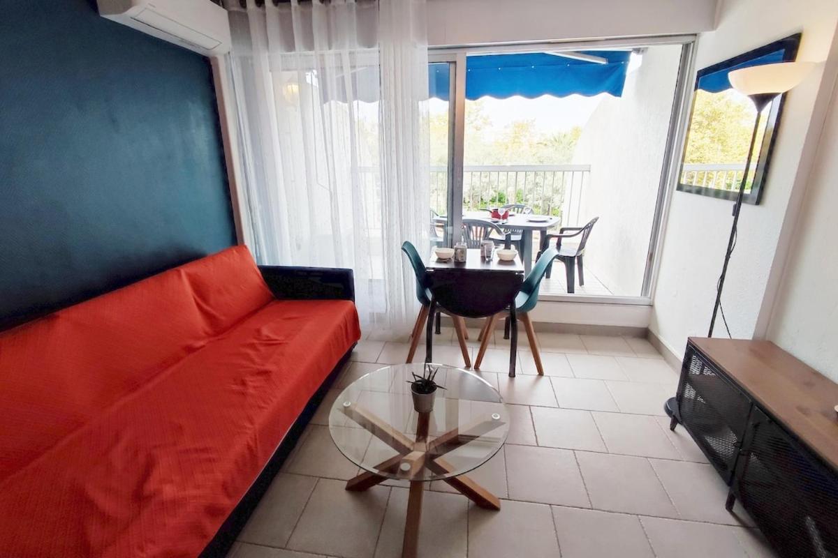 1st Line Modern Studio-private Parking Appartement La Grande Motte