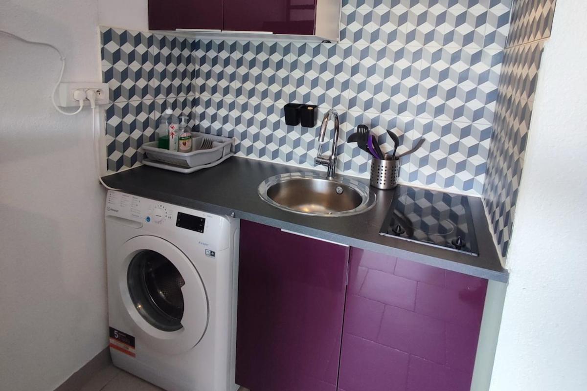 1st Line Modern Studio-private Parking Appartement La Grande Motte