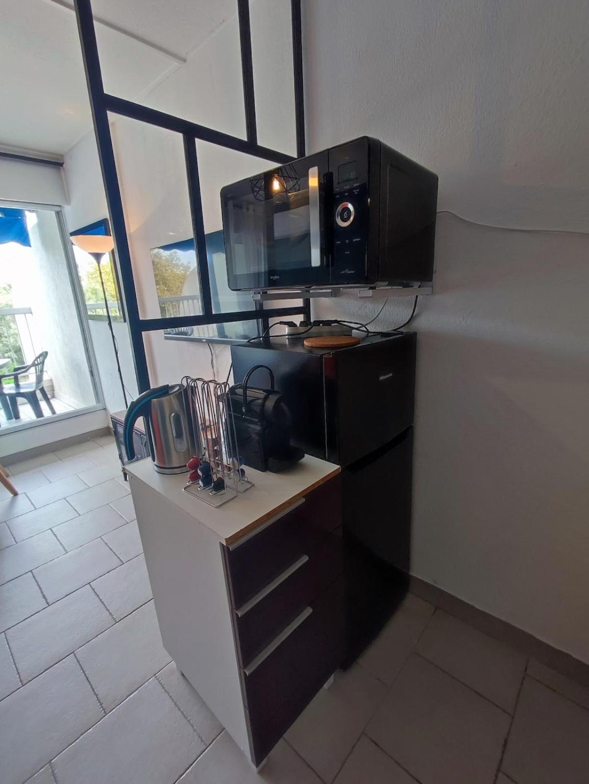 1st Line Modern Studio-private Parking La Grande Motte